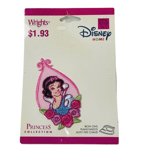 Wright's Disney Home Princess Collection Iron On Patch Snow White Quick Easy - Picture 2 of 6